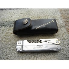 Very Rare Limited Prod Leatherman USA Flair wleather case multi-tool Retired Excellent Looks Unused