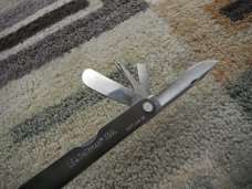 Very Rare Limited Prod Leatherman USA Flair w/leather case multi-tool Retired Excellent Looks Unused