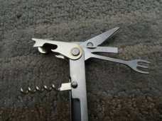 Very Rare Limited Prod Leatherman USA Flair w/leather case multi-tool Retired Excellent Looks Unused