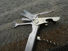 Very Rare Limited Prod Leatherman USA Flair w/leather case multi-tool Retired Excellent Looks Unused