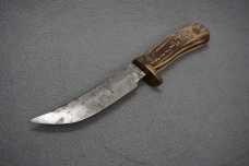 + RARE SCHRADE WALDEN 165 UH NO.04789 UNCLE HENRY FIXED BLADE KNIFE W/SHEATH +