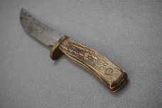 + RARE SCHRADE WALDEN 165 UH NO.04789 UNCLE HENRY FIXED BLADE KNIFE W/SHEATH +