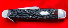 Vintage NEW YORK KNIFE Co Jumbo 4-Blade Camp/Utility Folding Pocket Knife c.1882-1931 Bone