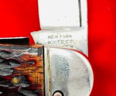 Vintage NEW YORK KNIFE Co Jumbo 4-Blade Camp/Utility Folding Pocket Knife c.1882-1931 Bone