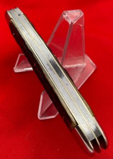 Vintage KRUSE & BAHLMAN HDWE CO CUTSURE Eq End Pen Pocket Knife c.1858-1962 Stag Salesman’s Sample