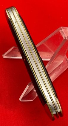 Vintage NEW YORK KNIFE CO Equal End Jack Folding Pocket Knife c.1856-1931 Exc. Condition Jigged Bone