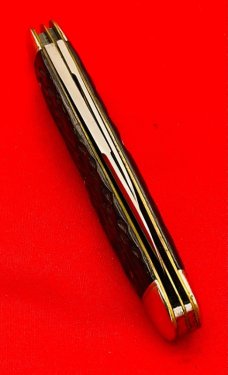 Vintage NEW YORK KNIFE CO Equal End Jack Folding Pocket Knife c.1856-1931 Exc. Condition Jigged Bone