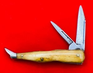 Vintage ***EXTREMELY RARE*** H. BOKER’S IMPROVED CUTLERY Figural Leg Pocket Knife c.1860-1880’s