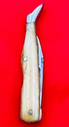 Vintage ***EXTREMELY RARE*** H. BOKER’S IMPROVED CUTLERY Figural Leg Pocket Knife c.1860-1880’s