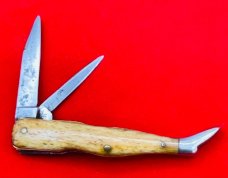 Vintage ***EXTREMELY RARE*** H. BOKER’S IMPROVED CUTLERY Figural Leg Pocket Knife c.1860-1880’s
