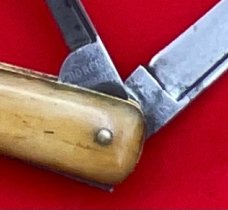 Vintage ***EXTREMELY RARE*** H. BOKER’S IMPROVED CUTLERY Figural Leg Pocket Knife c.1860-1880’s