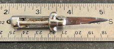 3 Vintage Miniature Switchblade Knives, Lever Lock And 2 Stiletto, Made In Japan 