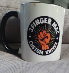 3FingerMac Swag...T-Shirt...Ball Cap..Coffee Mug...sizes Large thru 2XL Shirts...15 oz Mug...Cap
