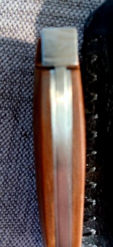 Vincenzo Balistreri Native Taillock..Brown Linen micarta....Fluted bolsters..440C..3 5/8" closed 