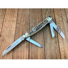 German Eye Carl Schlieper 4 Blade Congress Stag