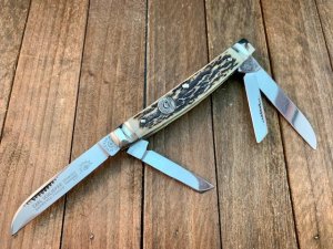 German Eye Carl Schlieper 4 Blade Congress Stag 
