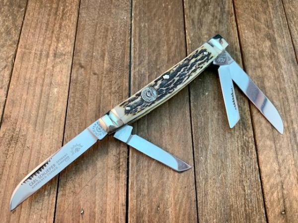 German Eye Carl Schlieper 4 Blade Congress Stag 