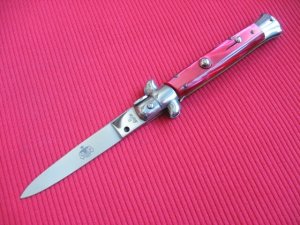Italian 1970's "B Rostfrei" " MATADOR ITALIA " Made for German Market Stiletto Knife - New Condition