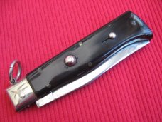 Vintage Italian B. SVOBODY ITALY Ring Pull Switchblade Knife