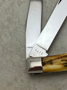 Cripple Creek USA 8272 Stag 1 of 80 American Edge 1982 Trapper Knife 