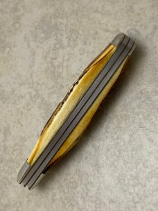 Cripple Creek USA 8272 Stag 1 of 80 American Edge 1982 Trapper Knife 