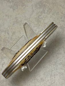 Cripple Creek USA Old Fort TN 1993 15th Annual AECA Knife Show 1 of 35 Stag 2 Blade Folding Knife 