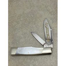 Cripple Creek USA by Bob Cargill 1981 Pearl American Edge Collectors Assn 1 of 70 Gunstock Knife
