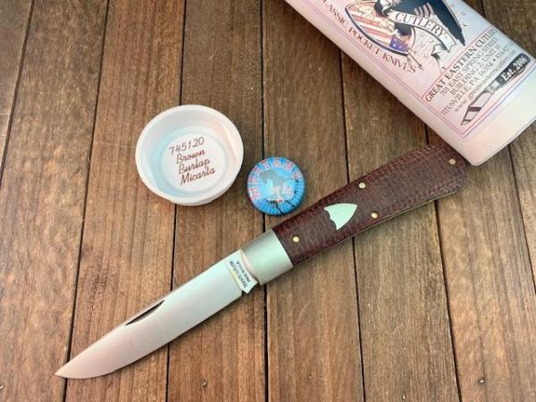 Great Eastern Cutlery 74 Mustang Brown Burlap Micarta 2020 Great Eastern Cutlery 74 Mustang Brown Burlap Micarta 2020