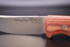 Ontario Knife Company 8699 Robeson Heirloom Series, Trailing Point Hunter Fixed, Satin D2 Blade