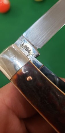 Case XX (1945-65) 3254 Trapper, Re-scaled with Premium Stag