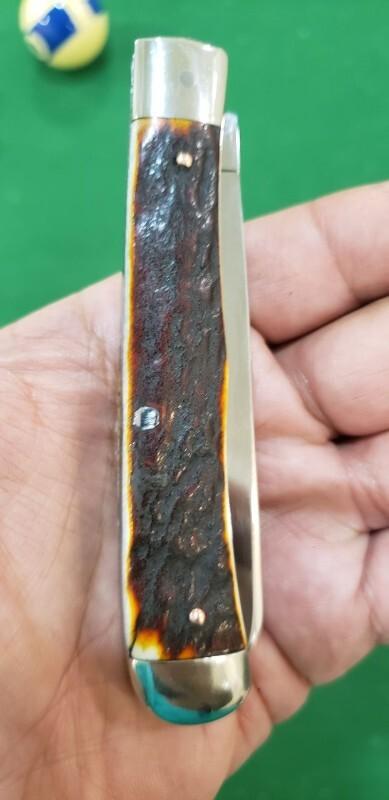 Case XX (1945-65) 3254 Trapper, Re-scaled with Premium Stag