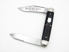 Maher & Grosh #0400 Kansas Cane Cutter by Great Eastern; 4 1/8” closed, Ebony handles,