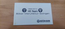 Boker 145th Anniversary Knife #078/145