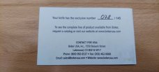 Boker 145th Anniversary Knife #078/145