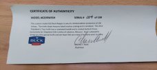Buck 620 Reaper Knife (2014 Presidents Tour Special Edition #14/100)