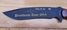 Buck 620 Reaper Knife (2014 Presidents Tour Special Edition #14/100)