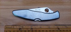 Vintage Spyderco Police C07 Half Serrated