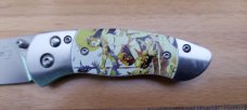 Boker Plus Gordito Button Lock Pocket Knife Frazetta (RARE DISCONTINUED)