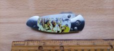 Boker Plus Gordito Button Lock Pocket Knife Frazetta (RARE DISCONTINUED)