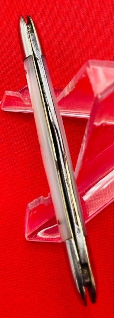 Vintage NORTHFIELD KN CO Swell Center Balloon Pen Folding Pocket Knife c.1856-1919 Mother-of-Pearl