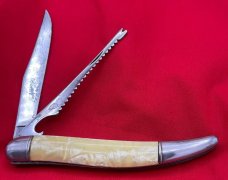 Vintage IMPERIAL PROV. USA 2-Blade Sportsmaster Outdoor Fishing Pocket Knife c.1946-1956