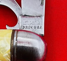 Vintage IMPERIAL PROV. USA 2-Blade Sportsmaster Outdoor Fishing Pocket Knife c.1946-1956