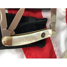 Zwilling J A Henckels Premium 3 Blade Whittler pocket knife with Great Mother of Pearl Handles - NOS