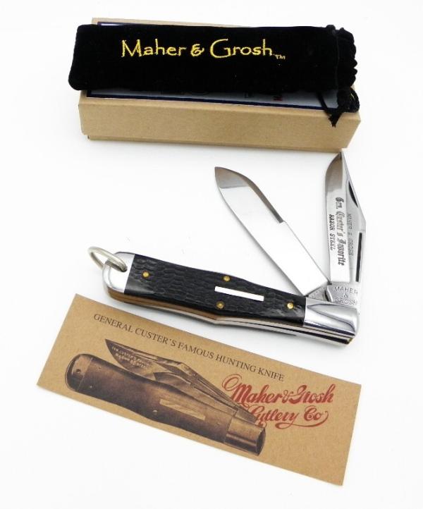 Maher & Grosh #69 General Custer’s Famous Hunting Knife by Queen Cutlery; 5 1/4” closed