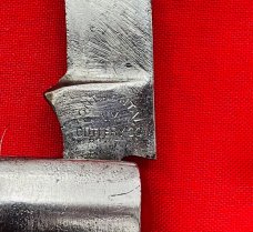 Vintage CONTINENTAL CUTLERY CO 1-Blade English Jack Folding Pocket Knife c.1915-1920 Jigged Bone