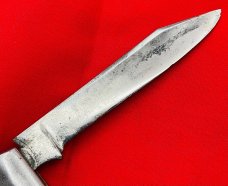 Vintage CONTINENTAL CUTLERY CO 1-Blade English Jack Folding Pocket Knife c.1915-1920 Jigged Bone
