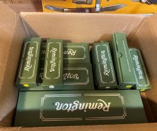 Remington UMC USA Set of 12 Delrin Knives in Display w/Boxes