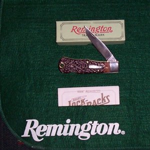 Original 1984 Remington R1173L Lockback Bullet Knife