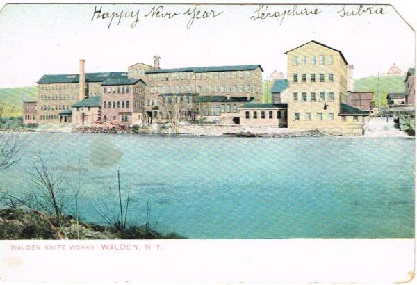 Walden Knife Works, Walden, N. Y. original postcard. 