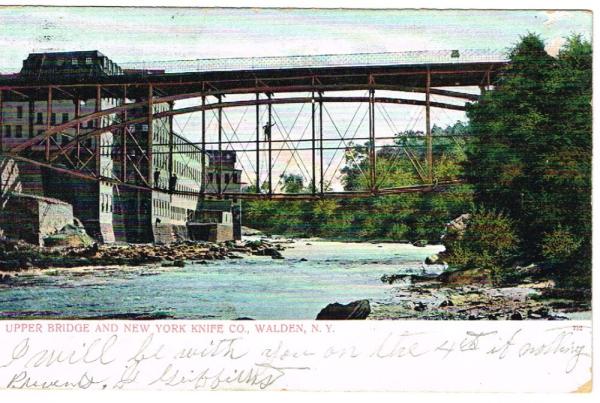 New York Knife Co., Walden, N. Y. original postcard - 1910